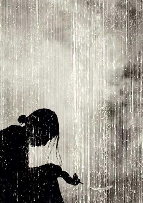 下雨天心情说说