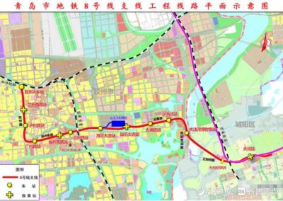 ​胶州地铁8号线开通「胶州地铁8号线支线完成投资7亿元首个站点月底基坑开挖」