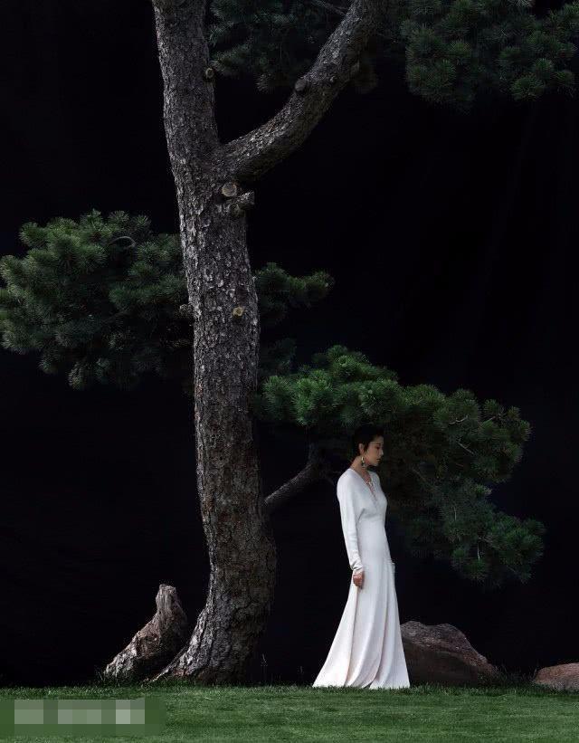 一直认为海清“man” 但这组大片的她不要太性感 直接露出胸前雪白
