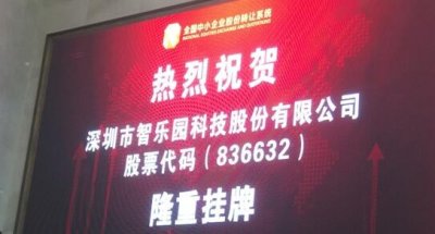 ​热烈庆祝智乐园科技成功挂牌新三板