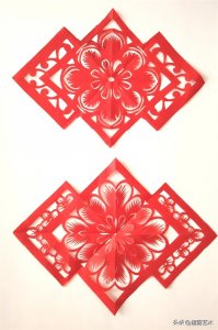 ​方阵剪纸团花教程