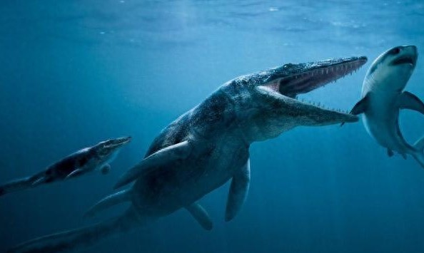 史上最强生物在《方舟生存进化》中出现，霸王龙禁不住它咬一口