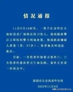 ​惊心动魄！深圳街头血案，37岁持刀狂徒疯狂行凶，婴儿都成目标！
